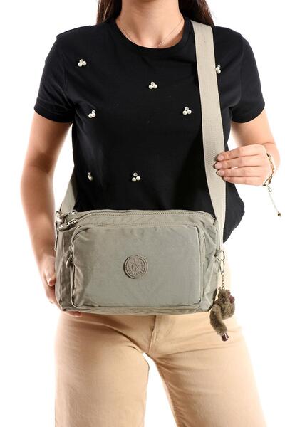 Dias avm حقيبة كتف خفيفة للغاية متعددة الجيوب بحزام متقاطع من قماش كلينكيل