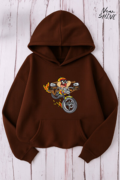 New Shine Cățeluș motorizat cu imprimeu cu glugă Swea tricou