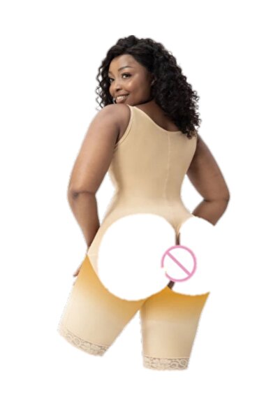 VEYA Open back body shaper with four front clips for control and compression after childbirth and other occasions