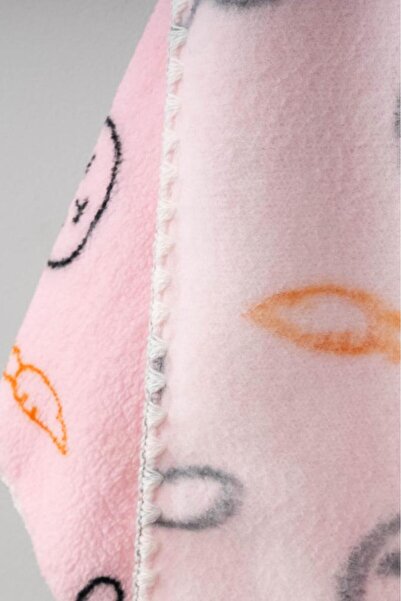 Bebitof Cute Rabbit Patterned Plush Blanket Bbtf.Pmb.95077
