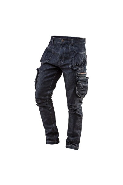 JollyMag Work jeans with 5 pockets, Denim model, size S/48, NEO