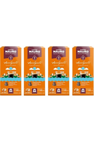 Caffe Mauro قهوة كبسولات نسبريسو أفلوجينتي 40 كبسولة