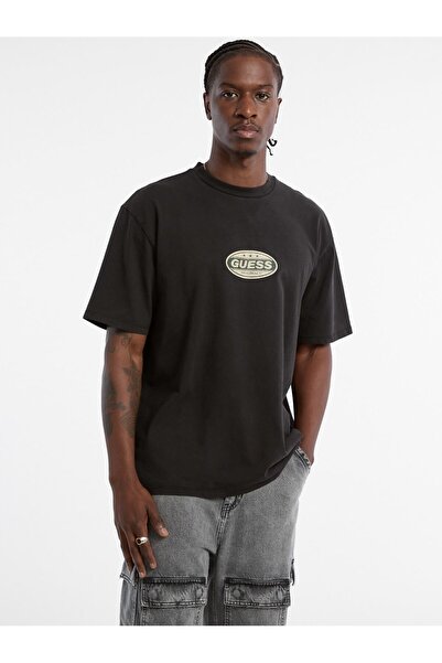 Guess Logo Patterned T-Shirt