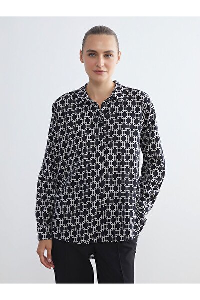 LC Waikiki Γυναικείο πουκάμισο με κλασικό σχέδιο LCWAIKIKI