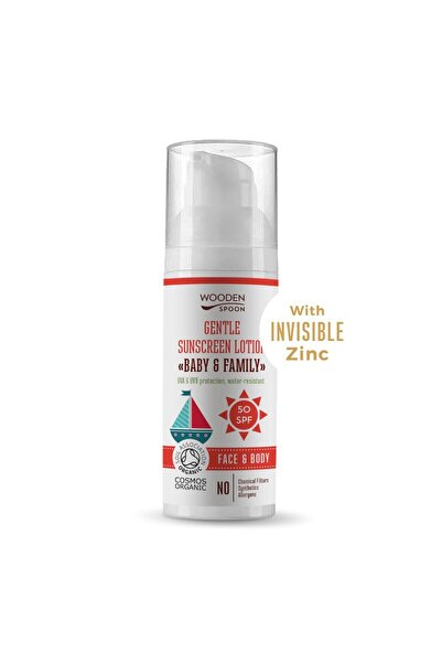 JollyMag Lotiune protectie solara, SPF 50, bio, 50 ml, drevená lyžica