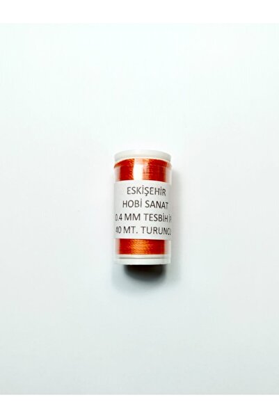 Eskişehir hobi sanat 40 Meters Orange Color 0.4 mm Rosary Cord