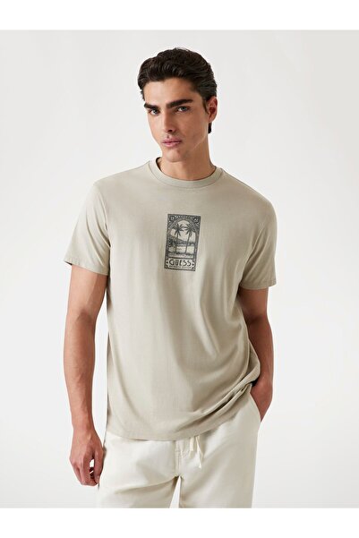 Guess T-Shirt with Large Logo Applique on the Back