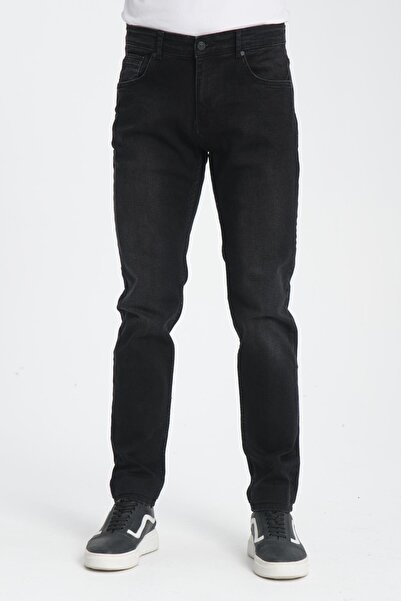 Store Erkek Regular Jean Pantolon - Düz Paça Klasik Kesim, Konforlu %98 Pamuk %2 Likralı