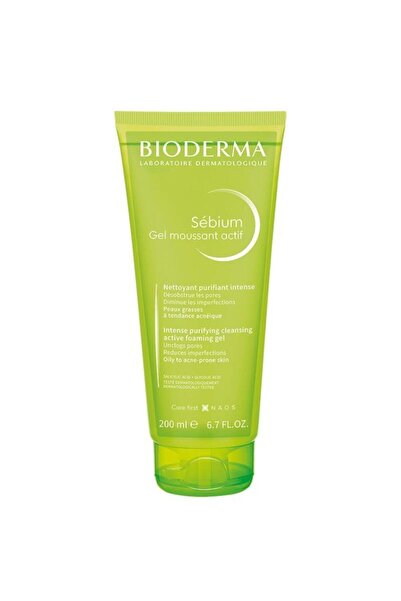Bioderma 200ml Sebium Oil - Cleansing Gel for Acne-Prone Skin with Salicylic ...