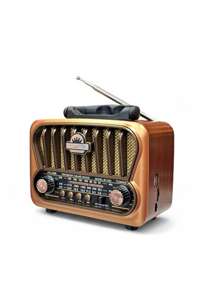 ROYALTREND Nostaljik Güneş Panelli Radyo,Bluetooth Özellikli Eskitme Nostalji...