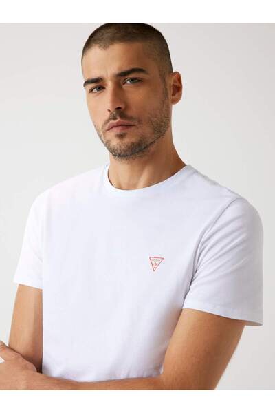Guess T-Shirt with Small Triangle Logo