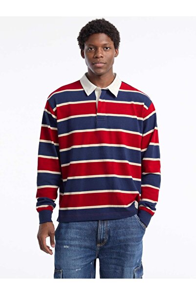 Guess Striped Rugby T-Shirt