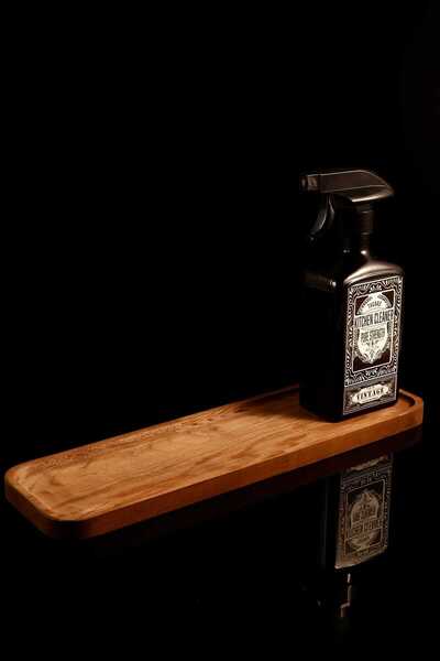 TheBRo 40cm Pine Wood Special Cut Stand,Oil Pot Base,Presentation Tray