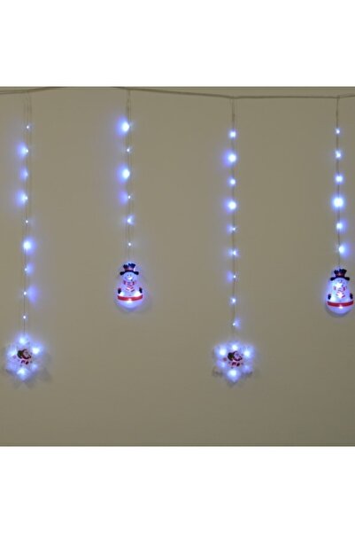 JollyMag Christmas installation, snowman snowflakes, 140 led, 9058WW