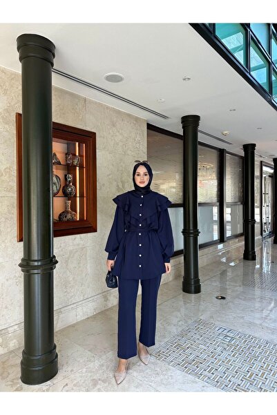 allwear Neva Takım – Modern Double Hijab Set
