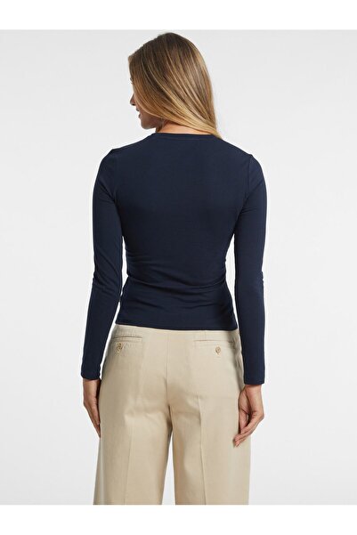 Guess Slim Embroidered Long Sleeve T-Shirt