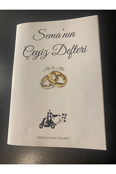 Sinek Kupası Tasarım İsme Kişiye Özel Çeyiz Defteri, Listesi, Evlilik Planlayıcı, Nişan, Kına, Düğün Yapılacaklar Listesi