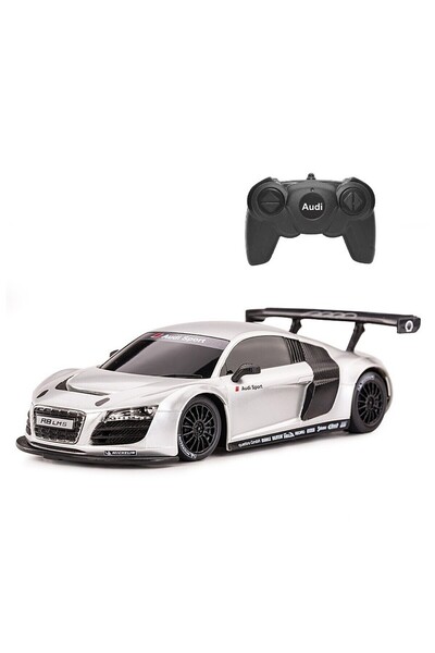 JollyMag REMOTE CONTROL CAR AUDI R8 WHITE 1 TO 24 SCALE