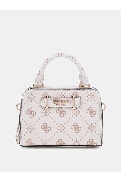 Guess حقيبة يد صغيرة بشعار سيليا 4G وبيوني