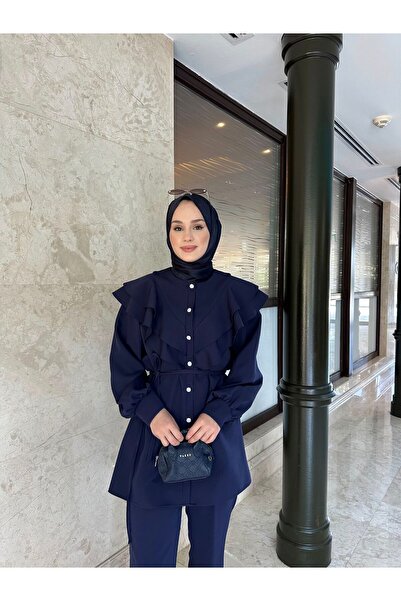 allwear Neva Takım – Modern Double Hijab Set