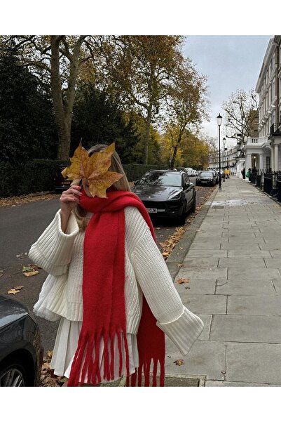 mrcans Eșarfă caldă cu textura moale și moale, șal de umăr