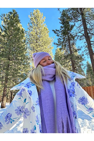 mrcans Eșarfă caldă cu textura moale și moale, șal de umăr