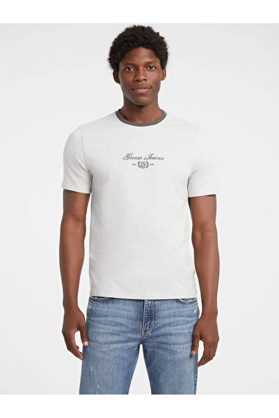 Guess Logo Patterned T-Shirt