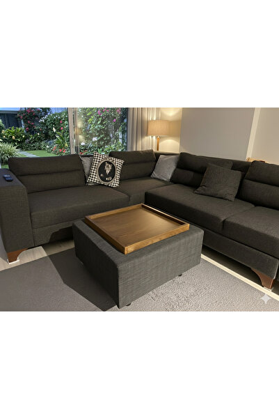 IŞIKLAR GRUP PUF TEPSİSİ - AHŞAP TEPSİ - ÇOK AMAÇLI TEPSİ