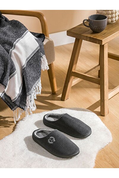 LC Waikiki Men's Home Boots Slippers with Fur Inside