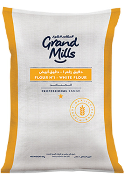 Grand Mills دقيق الخبز - كيس 50 كجم