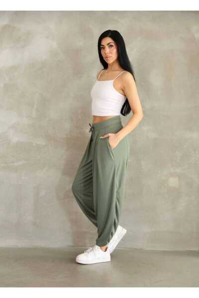 MODA MODAL KUMAŞ YUMUŞAK DOKU ŞALVAR PANTOLON