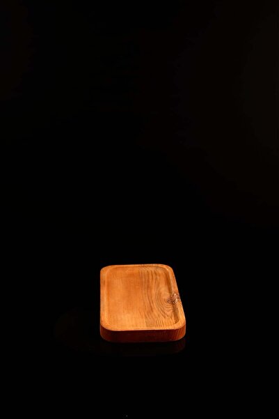 TheBRo 19cm Square Rectangular Wooden Stand, Presentation Board, Oil Pot Base