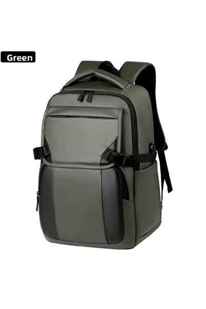 FASHION حقيبة كمبيوتر محمول خفيفة الوزن 26003GREEN للسفر والأعمال بسعة كبيرة