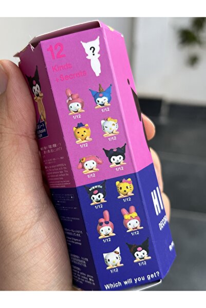 EDELFU Sonny Angel Hippers Kuromi Yapışkanlı (Rastgele 1 Model Gönderilir) Sevimli Kılıf Süsü Blind Kutu