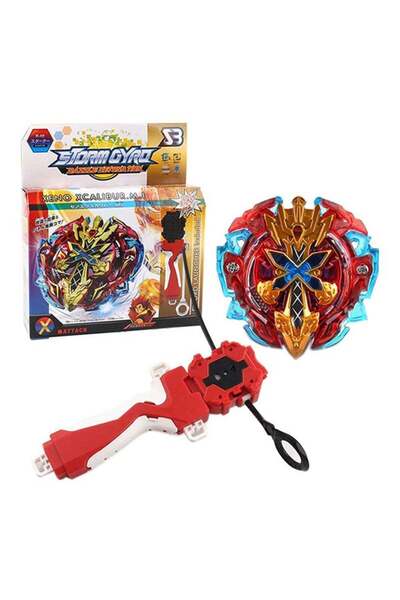 BEYBLADE مجموعة زينو بي-٤٨ إكسكاليبر للمبتدئين مع قاذفة سيوف إم إي باتلينج لل...