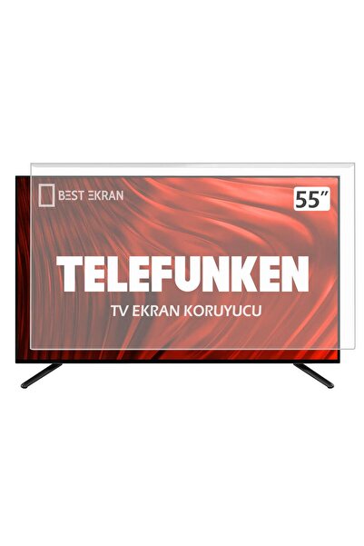 Telefunken 55TU9090UA TV EKRAN KORUYUCU 55" inç 140 Ekran Koruyucu Android sm...