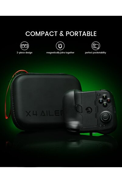 GameSir Wireless Bluetooth controller for Android. Hall sticks, discrete design with a luxury carrying case.