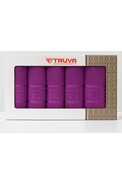 Truva Grup Σετ 4 ελληνικών πετσετών – 100% βαμβάκι, 500 γρ./τ.μ., 2x70x140 εκ...