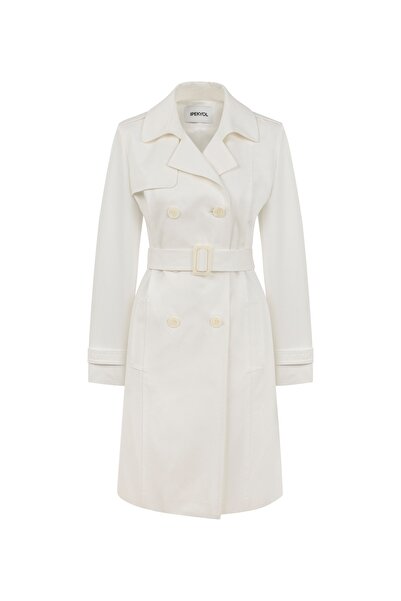 MODİNOVA İPEKYOL Kemer Aksesuarlı Klasik Trençkot