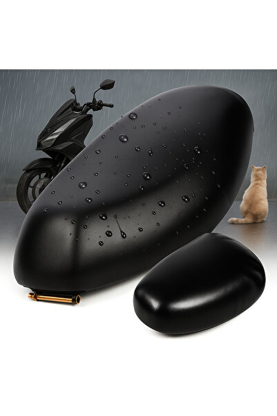 lawrenceshop Δερμάτινο κάλυμμα σέλας μοτοσικλέτας Peugeot Tweet 125 Κάλυμμα κ...