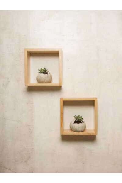 Ayşe Abladan KARE AHSAP DEKORAFTIF 20/20 1adet