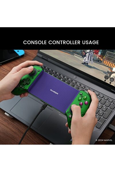 GameSir Professional wireless Bluetooth controller (HOL). Compatible with Switch, iOS, Android, and tablets. Ideal for fighting games.