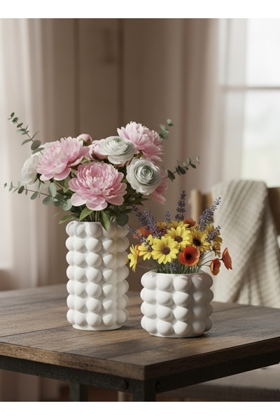 VARKAL 2'Li Bubble Pinterest Konsept Vazo Seti