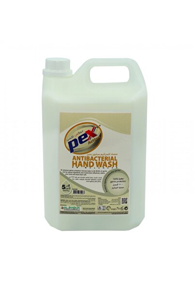 PEX سائل غسيل اليدين المضاد للبكتيريا برائحة الورد 5 لتر × 4