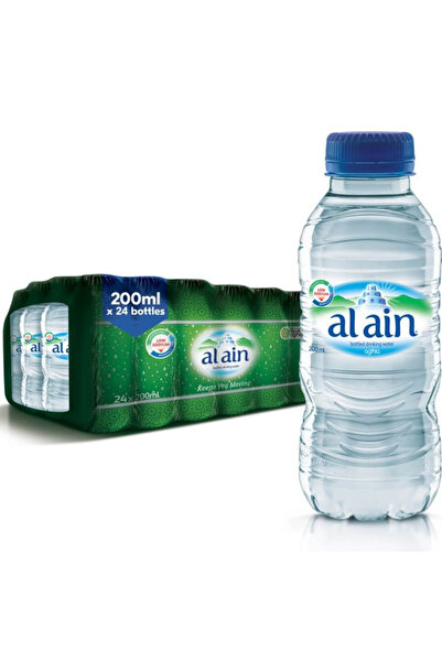 Al Ain مياه معبأة في زجاجات 200 مل × 24 – علبة