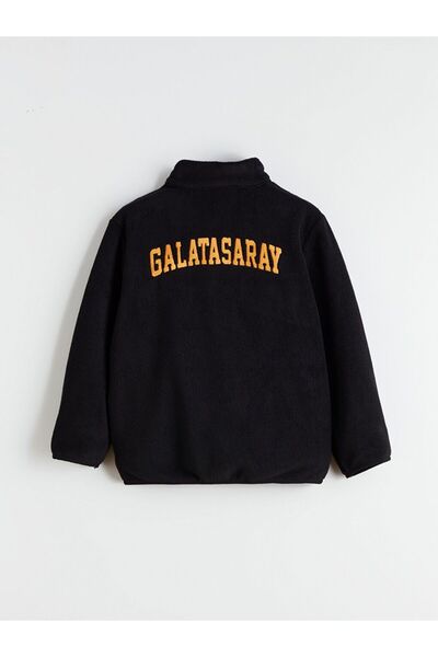 LC Waikiki LCW baby Galatasaray Nakışlı Erkek Çocuk Fermuarlı Sweatshirt