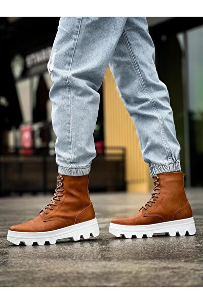 aradimtaradim Παπούτσια Knack με ψηλή σόλα B-023 Tan