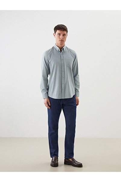 LC Waikiki LCWAIKIKI Classic Regular Fit Long Sleeve Gabardine Men's Shirt