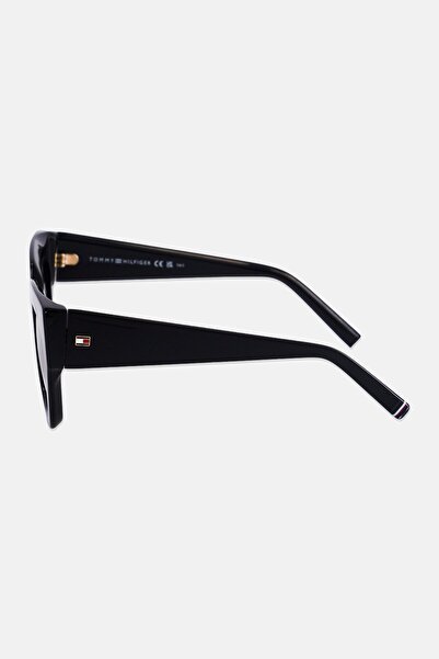 Tommy Hilfiger Women 207863807539O Square Sunglasses, Black Gradient
