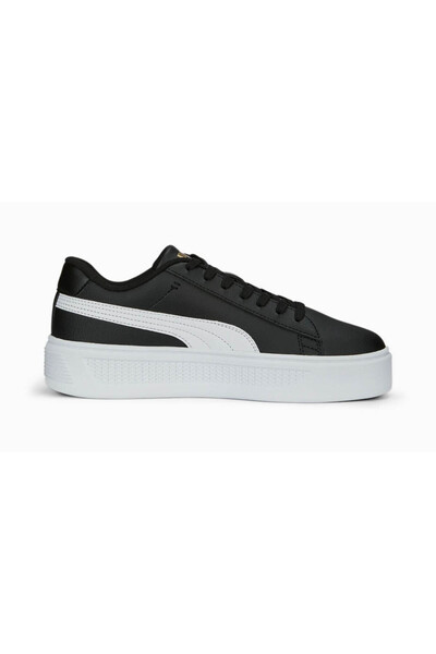 Puma Smash Platform V3 Siyah - Beyaz Kadın Sneaker 390758-02